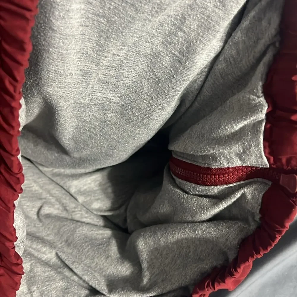 🏈 Vintage OKLAHOMA SOONERS Polyester Pullover Jacket Fleece Lined Men Sz L -EUC - Picture 11 of 12